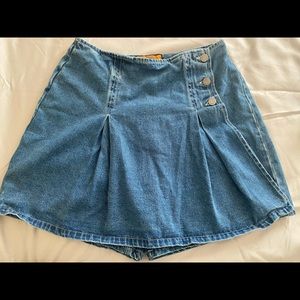 Denim Skort